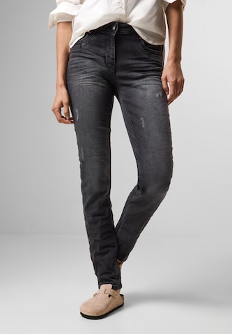 CECIL Regular Jeans in Grey: front