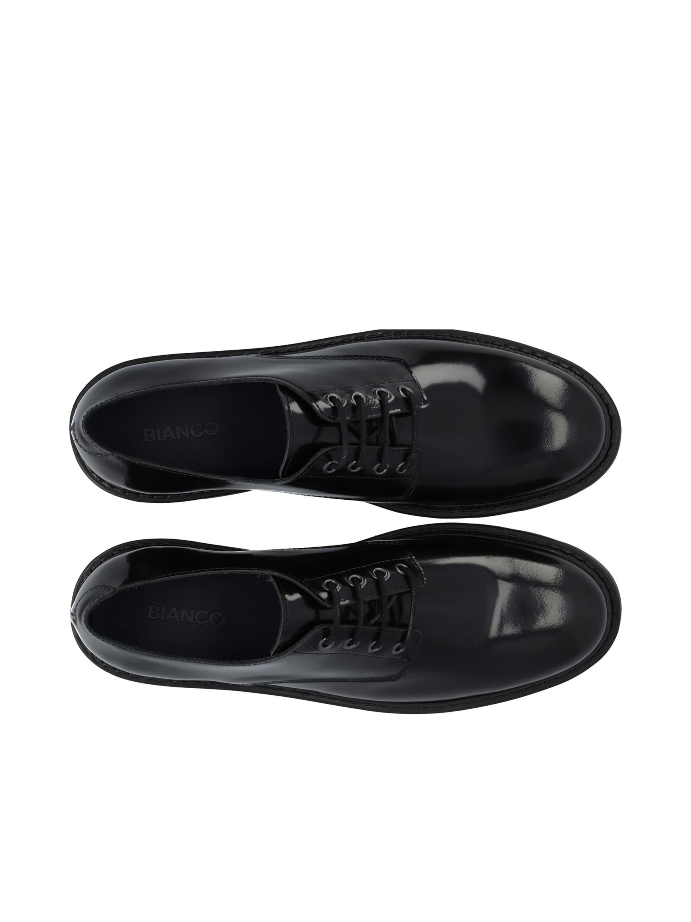 Bianco Lace-up shoe 'JEFF' in Black