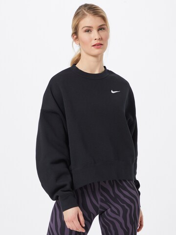 Nike Sportswear Mikina 'Essentials' – černá: přední strana