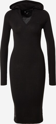 G-Star RAW Knit dress in Black: front