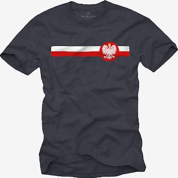 MAKAYA Shirt in Grey: front