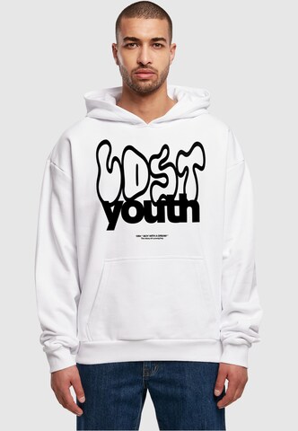 Lost Youth Sweatshirt i vit: framsida