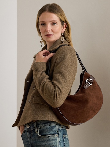 Sac bandoulière 'TASHA' Lauren Ralph Lauren en marron