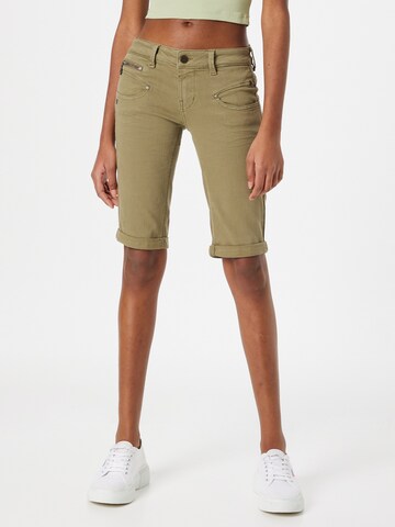 FREEMAN T. PORTER Slim fit Jeans 'Belixa' in Green: front