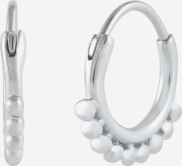 ELLI Earrings 'Creole, Kugeln' in Silver
