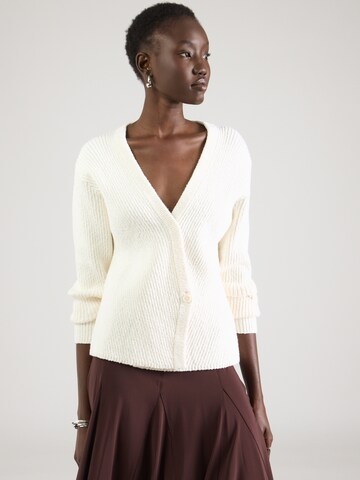 & Other Stories Gebreid vest in Wit: voorkant