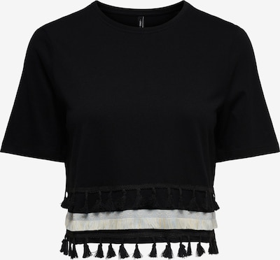 Marškinėliai iš ONLY, spalva – juoda / natūrali balta, Prekių apžvalga