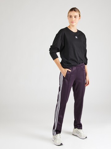 ADIDAS ORIGINALS Regular Pants 'Beckenbauer' in Purple