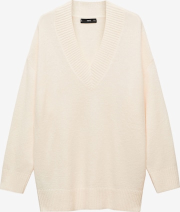 MANGO Pullover 'TALDORAV' in Beige: predná strana