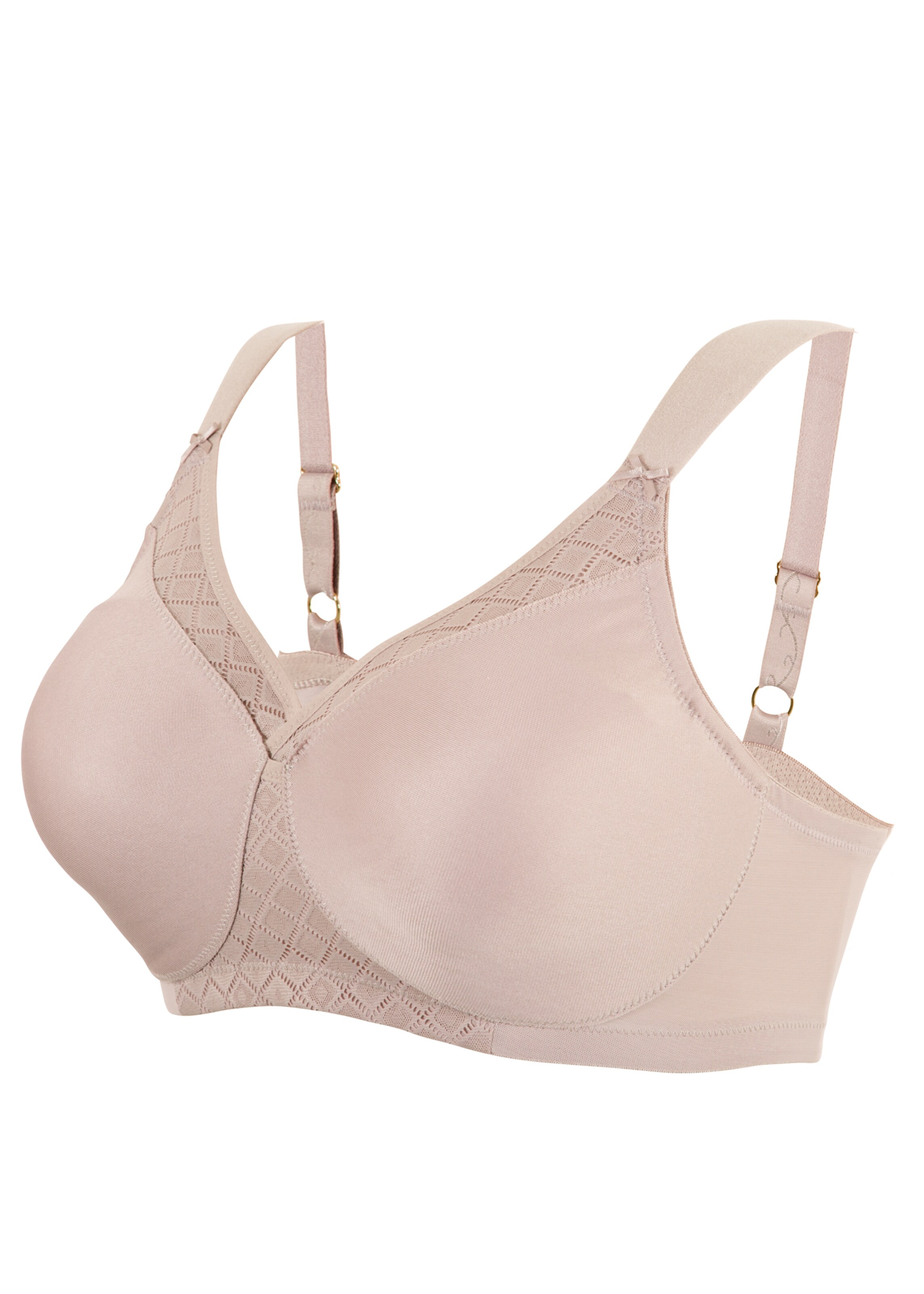 GLAMORISE T-shirt Bra in Purple: front