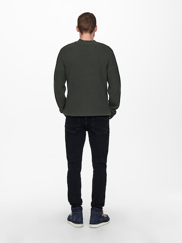 Only & Sons Pullover 'Blaze' in Grün