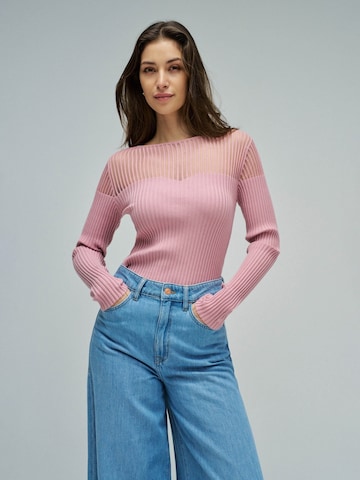 Salsa Jeans Trui in Roze: voorkant