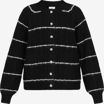 usha BLUE LABEL Gebreid vest in Zwart: voorkant