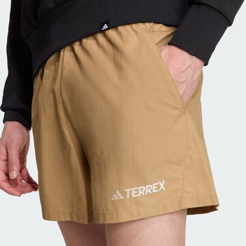 ADIDAS TERREX Regular Sportbroek 'Multi' in Bruin
