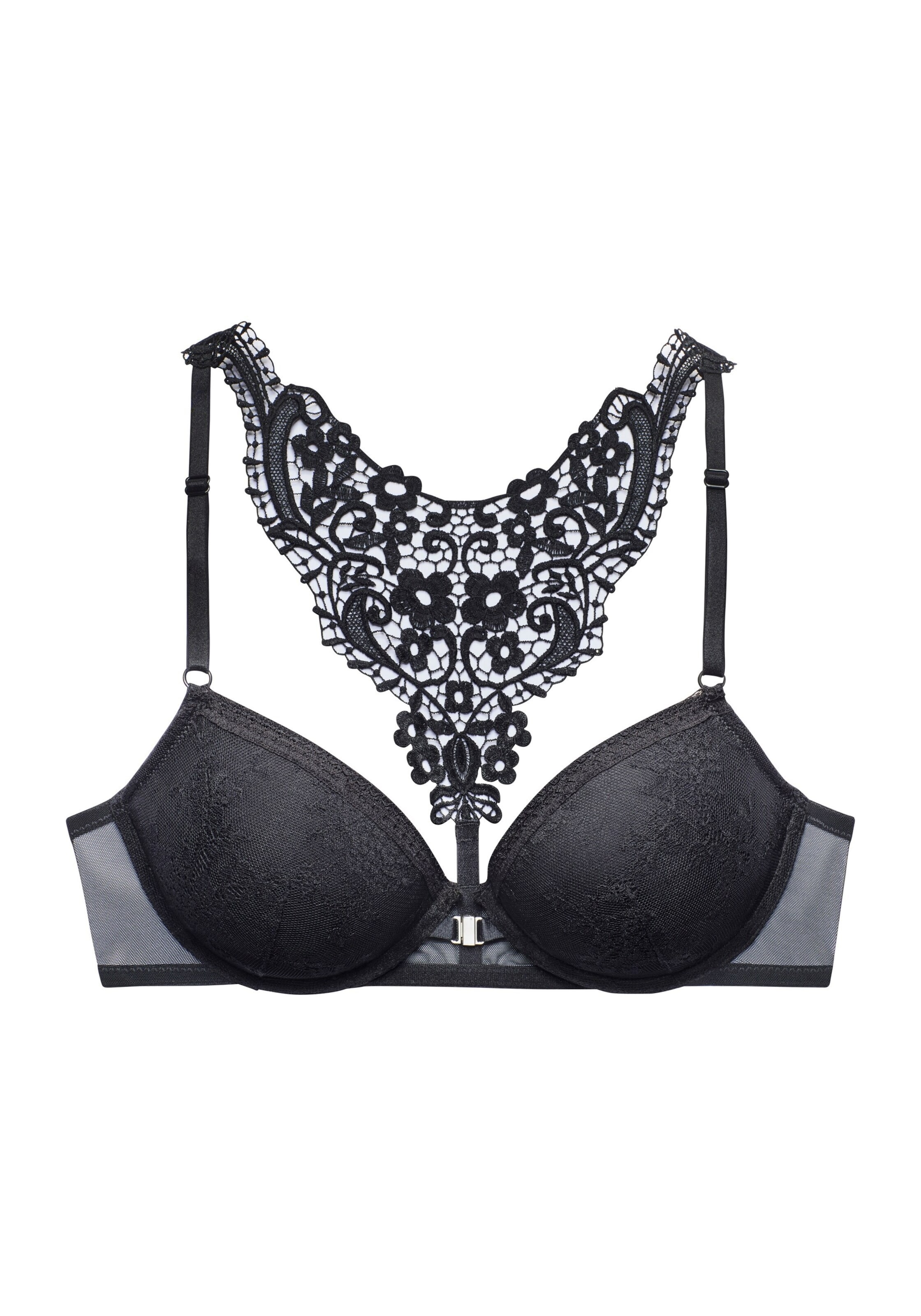 melns LASCANA "Push-up" Krūšturis: no priekšpuses