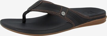 REEF Beach & Pool Shoes 'Cushion Bounce Lux' in Black: front