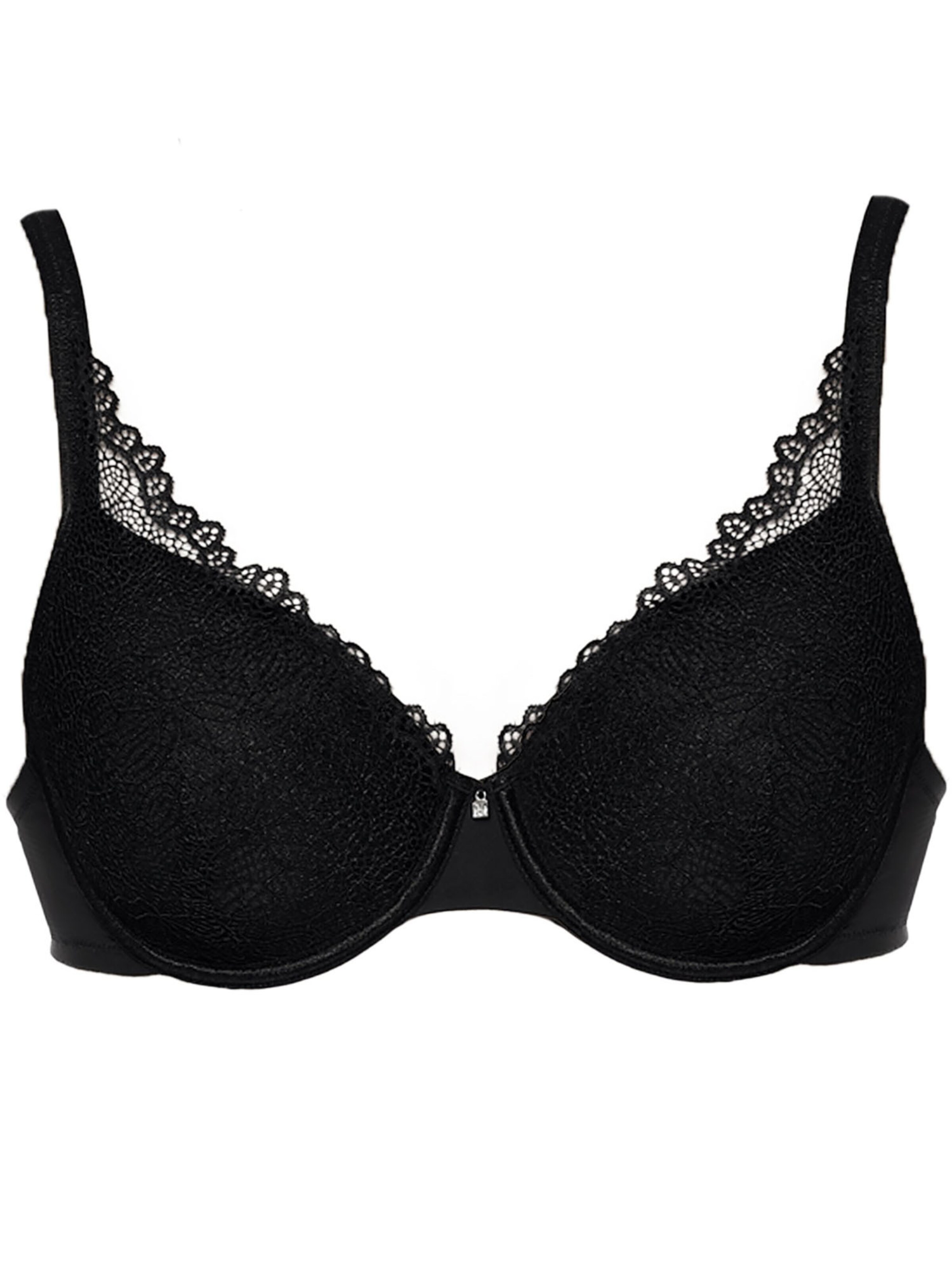 VIANIA Triangle Bra 'Leni' in Black: front