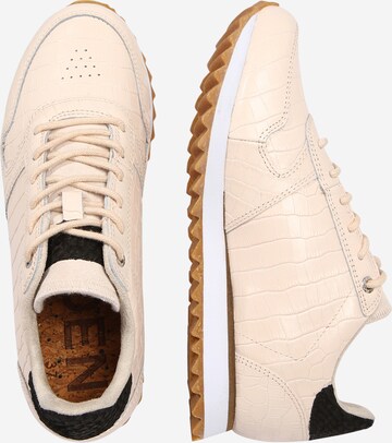 WODEN Låg sneaker i beige