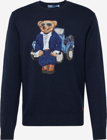 Pullover di Polo Ralph Lauren in blu: frontale