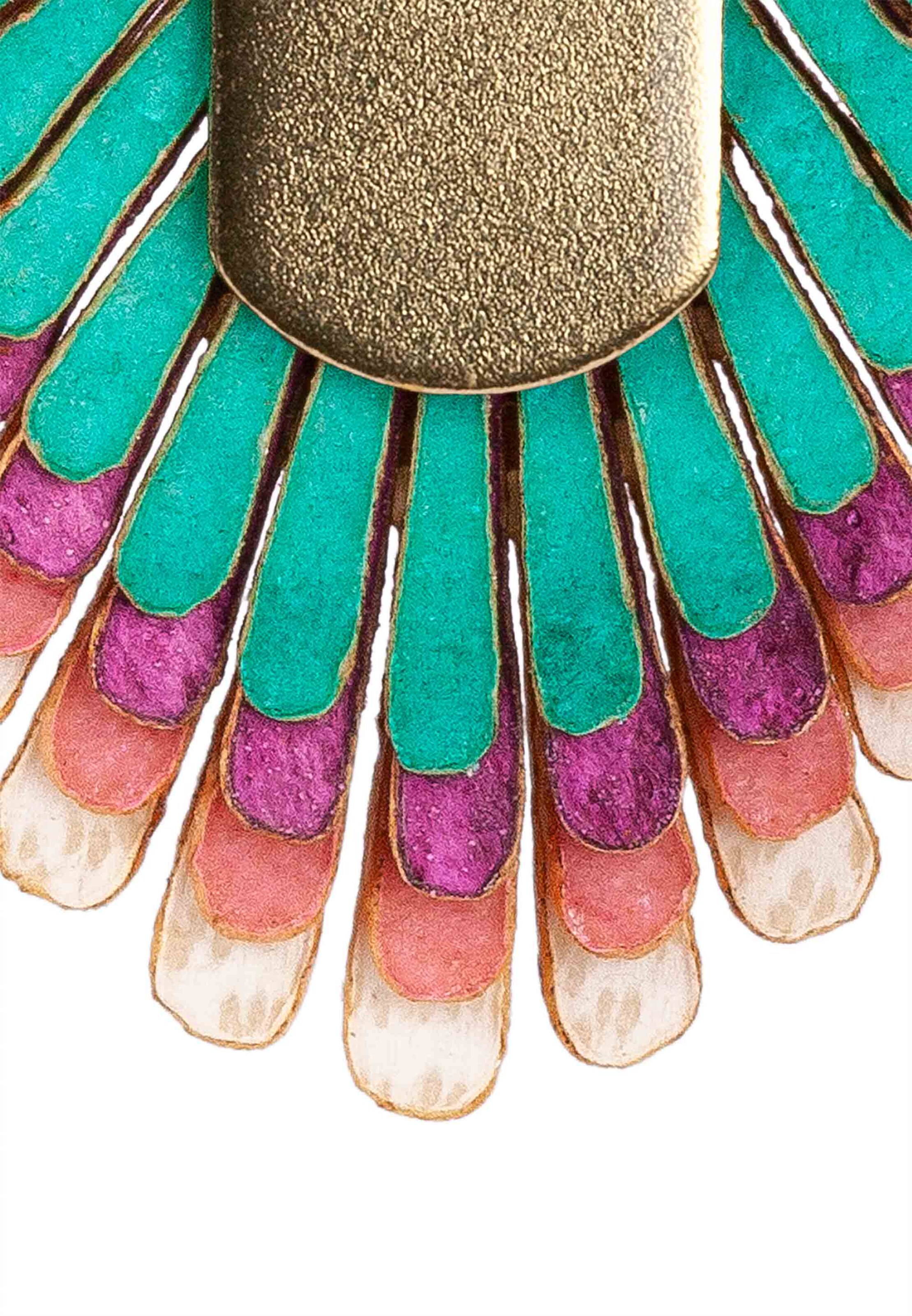 Gretchen Earrings 'Pam Pem' in Green