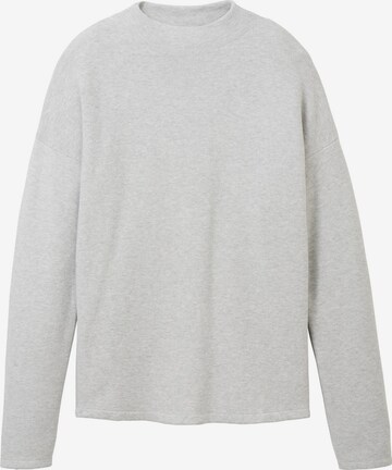 TOM TAILOR DENIM Sweater in Grey: front