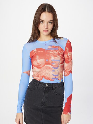 Fiorucci Shirt in Blauw: voorkant