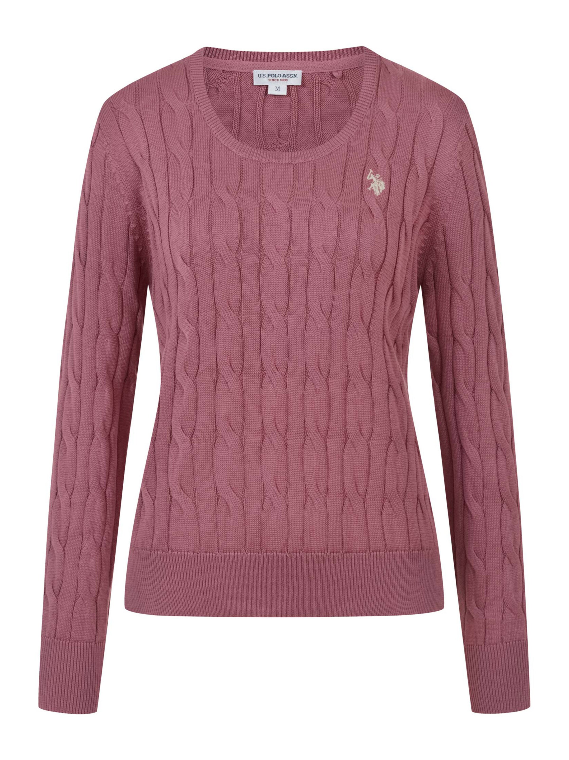 U.S. POLO ASSN. Sweater in Pink: front