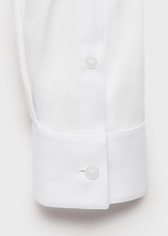 MANGO MAN Slim fit Business Shirt 'Emotion' in White