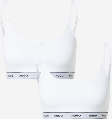 HUGO Bralette Bra in White: front