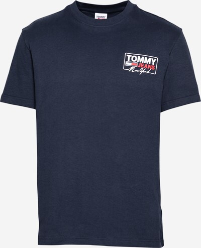 Tommy Jeans Shirt in de kleur Navy / Rood / Wit, Productweergave