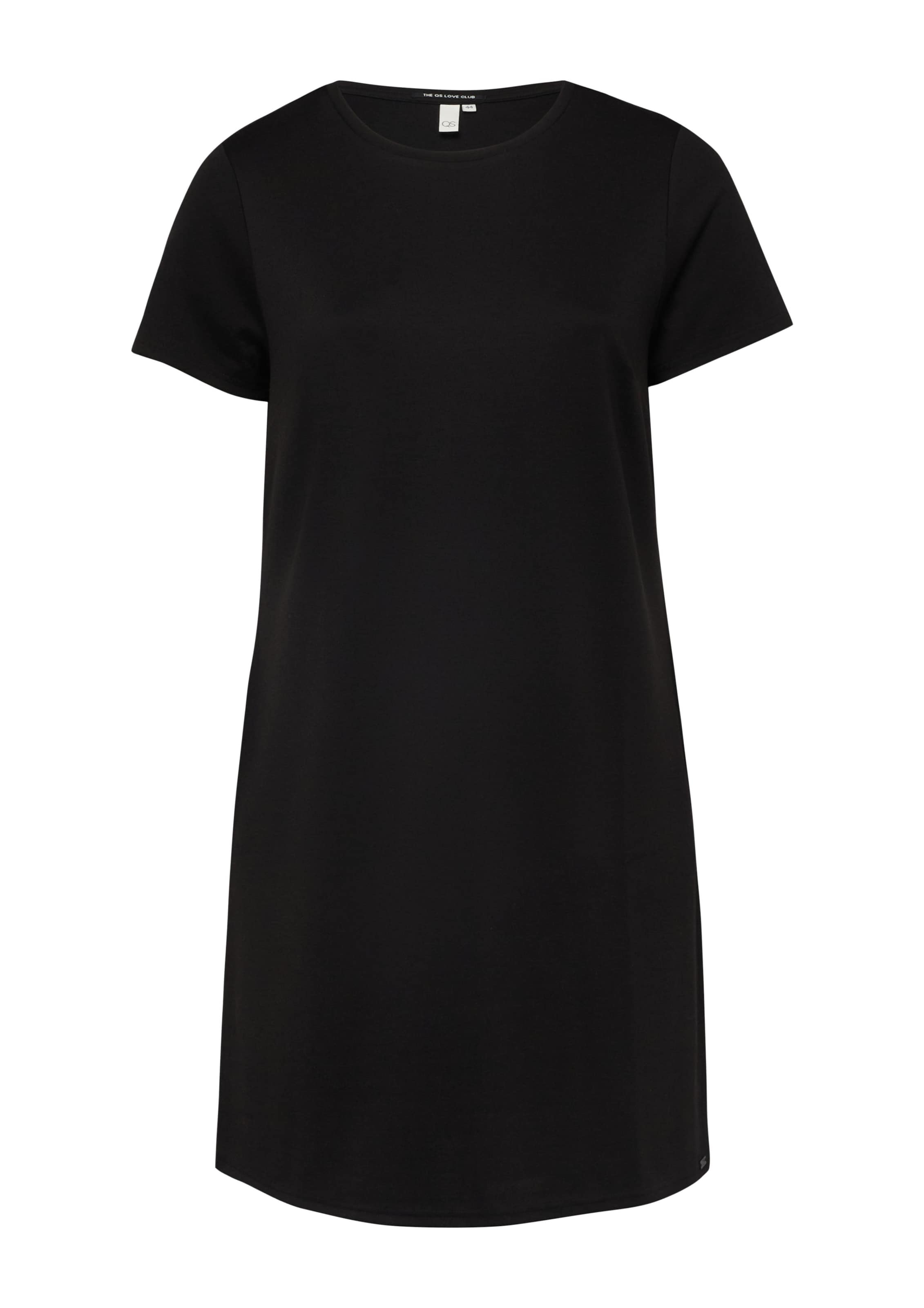 QS Jurk in Zwart: voorkant