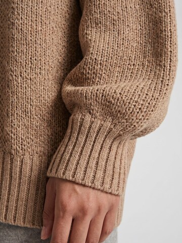americandreams Oversized sweater 'Pepper' in Brown