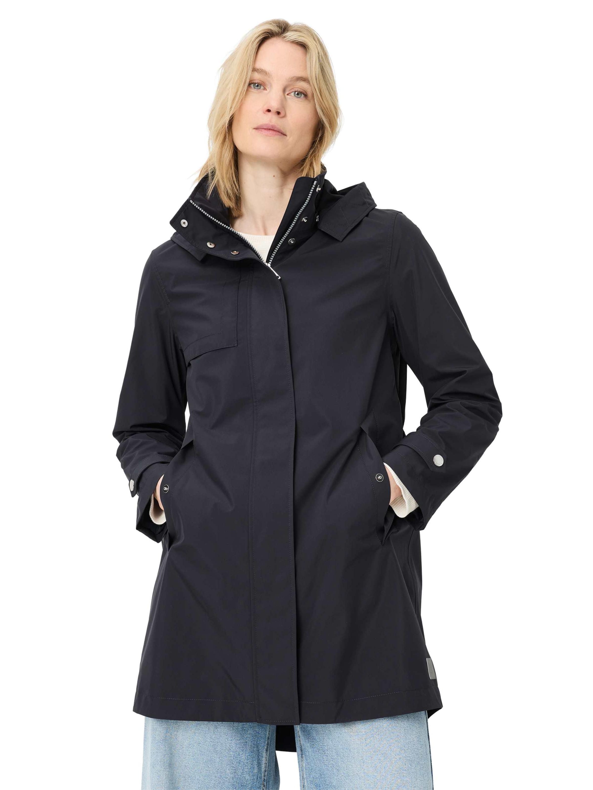 Fuchs Schmitt Between-Seasons Coat in Blue