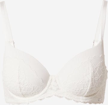 Invisible Soutien-gorge 'Scarlette' Lindex en blanc : devant