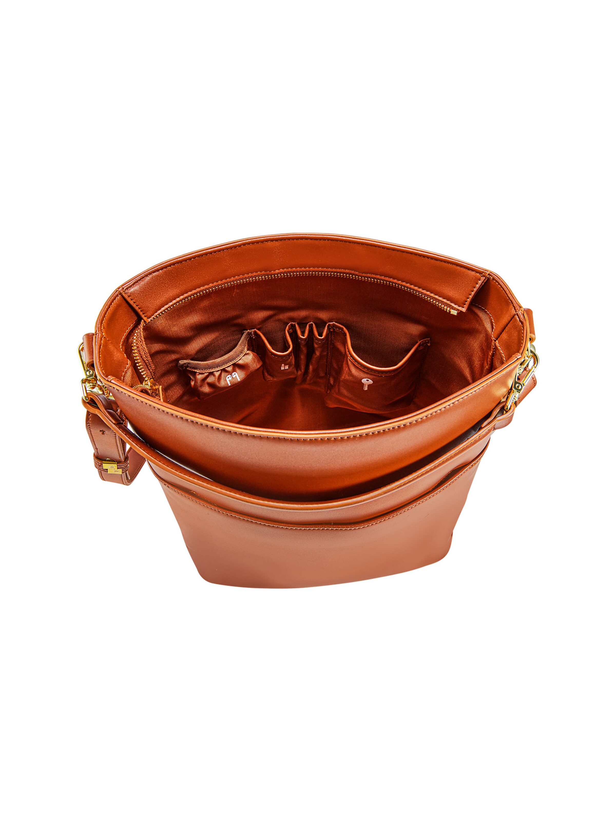 Victoria Hyde Skuldertaske 'Kloey' i brun