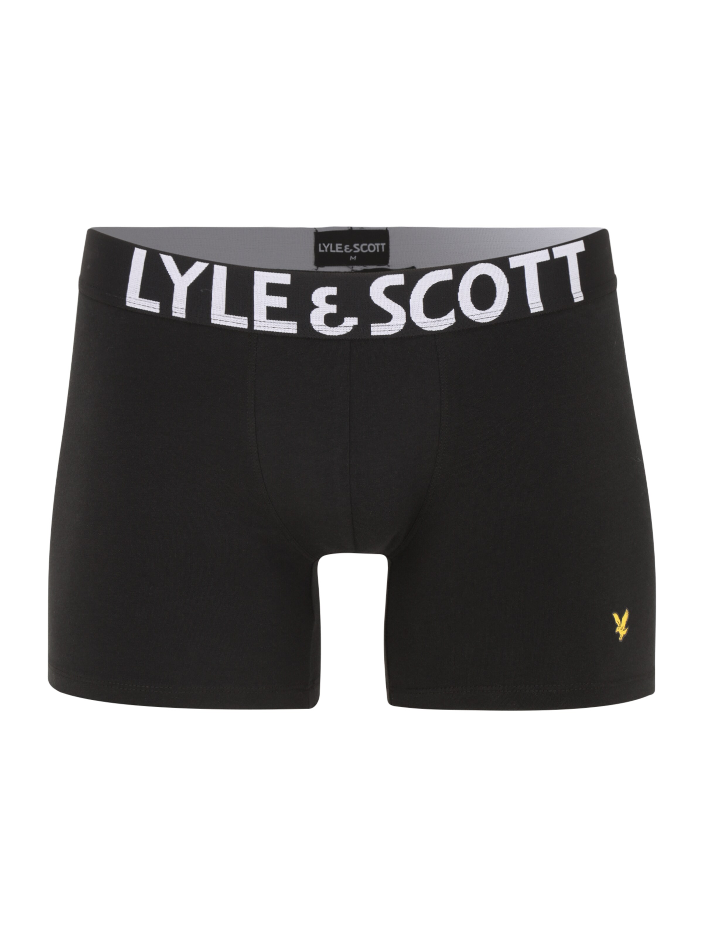 Lyle & Scott Boxer shorts 'Daniel' in Black / White, Item view