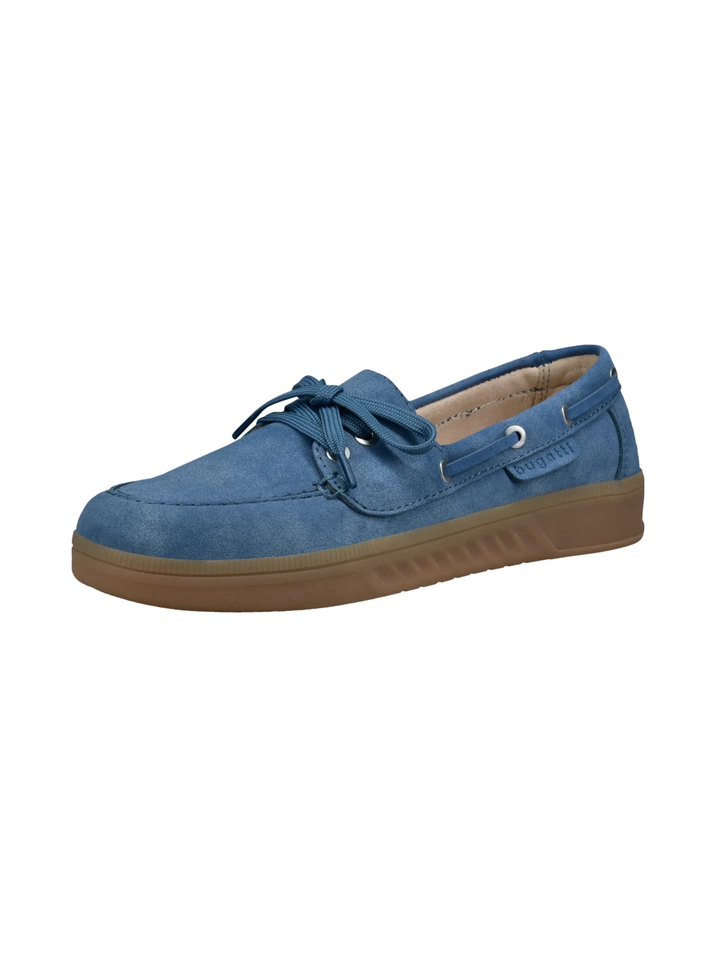 bugatti Slipper – modrá: přední strana