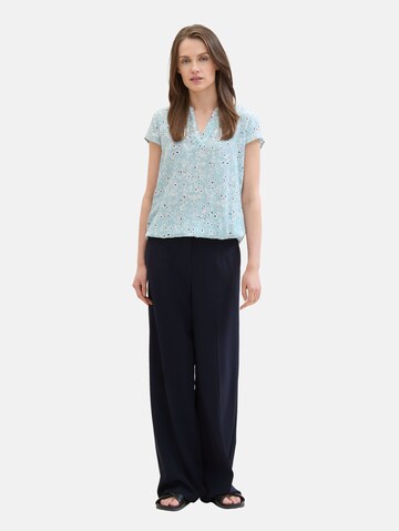 TOM TAILOR Bluse in Blau