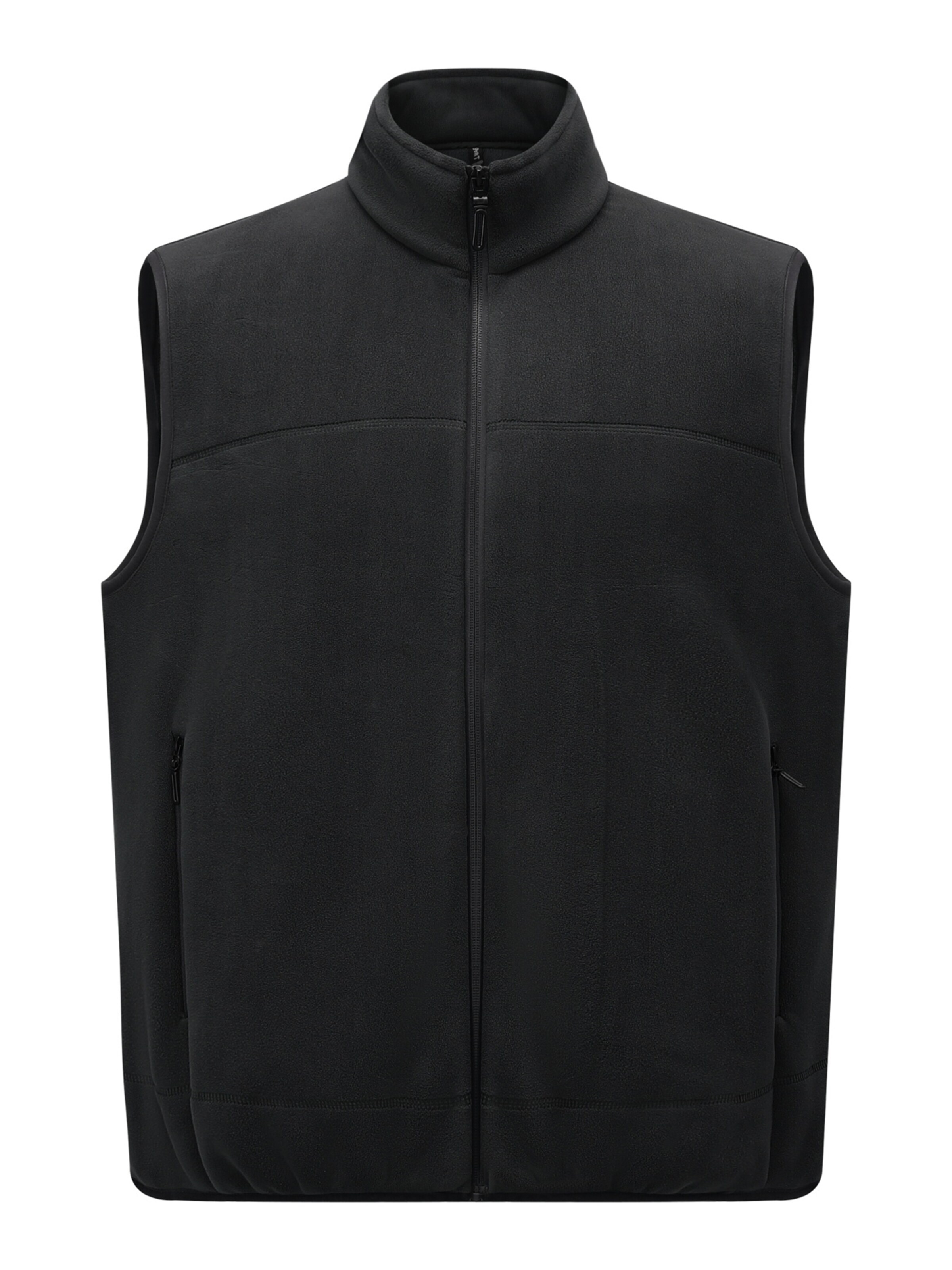 ALLTHEMEN Vest 'Spielraum' in Black: front