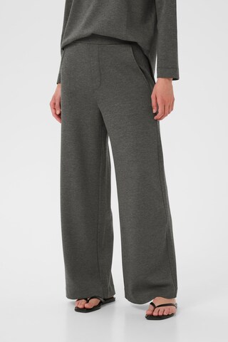 InWear Wide Leg Hose 'Gincette' in Grau: Vorderseite