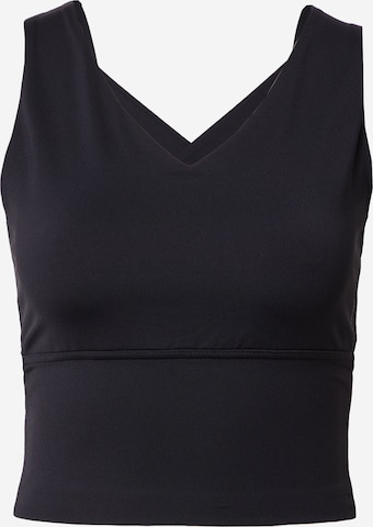 CURARE Yogawear Sport top - fekete: elől