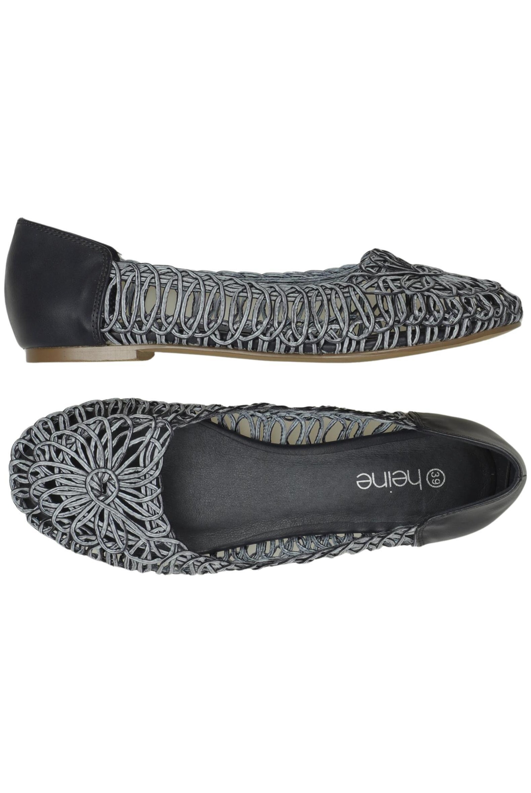 heine Flats & Loafers in 39 in Blue: front