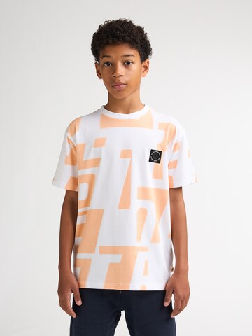 Petrol Industries Shirt 'Montaña' in Wit: voorkant