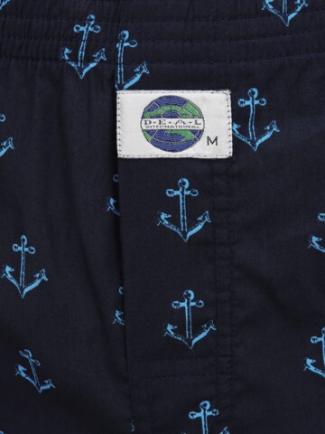 Boxers D.E.A.L International en bleu