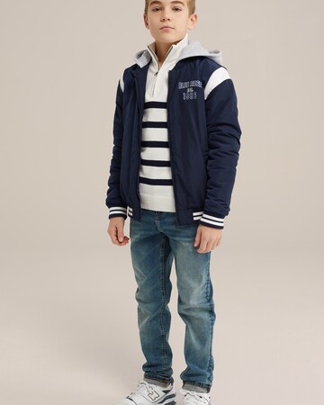 Veste mi-saison WE Fashion en bleu