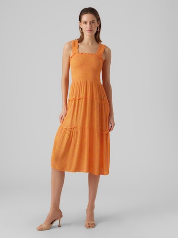 VERO MODA - Vestido 'Menny' em laranja: frente