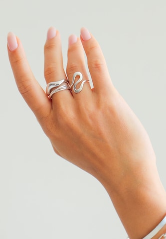 ELLI Ring in Silber: Vorderseite