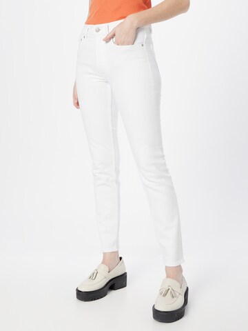 Skinny Jean Polo Ralph Lauren en blanc : devant