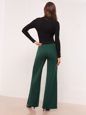 Wide Leg Pantalon Lipsy en vert