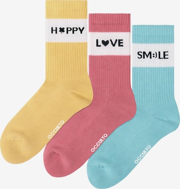 Occulto Athletic Socks 'Elly' in Mixed colors: front